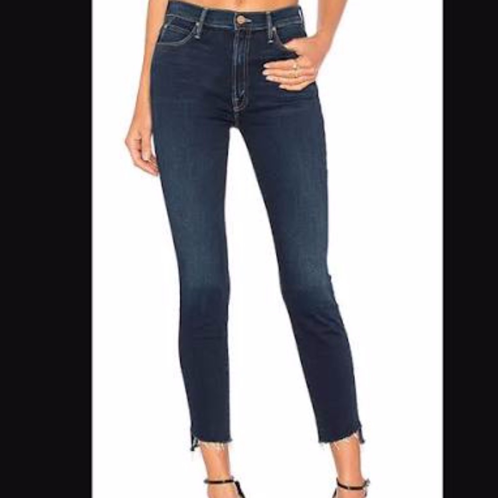 Mother Denim - Stunner Zip Ankle Step Fray Sz 25